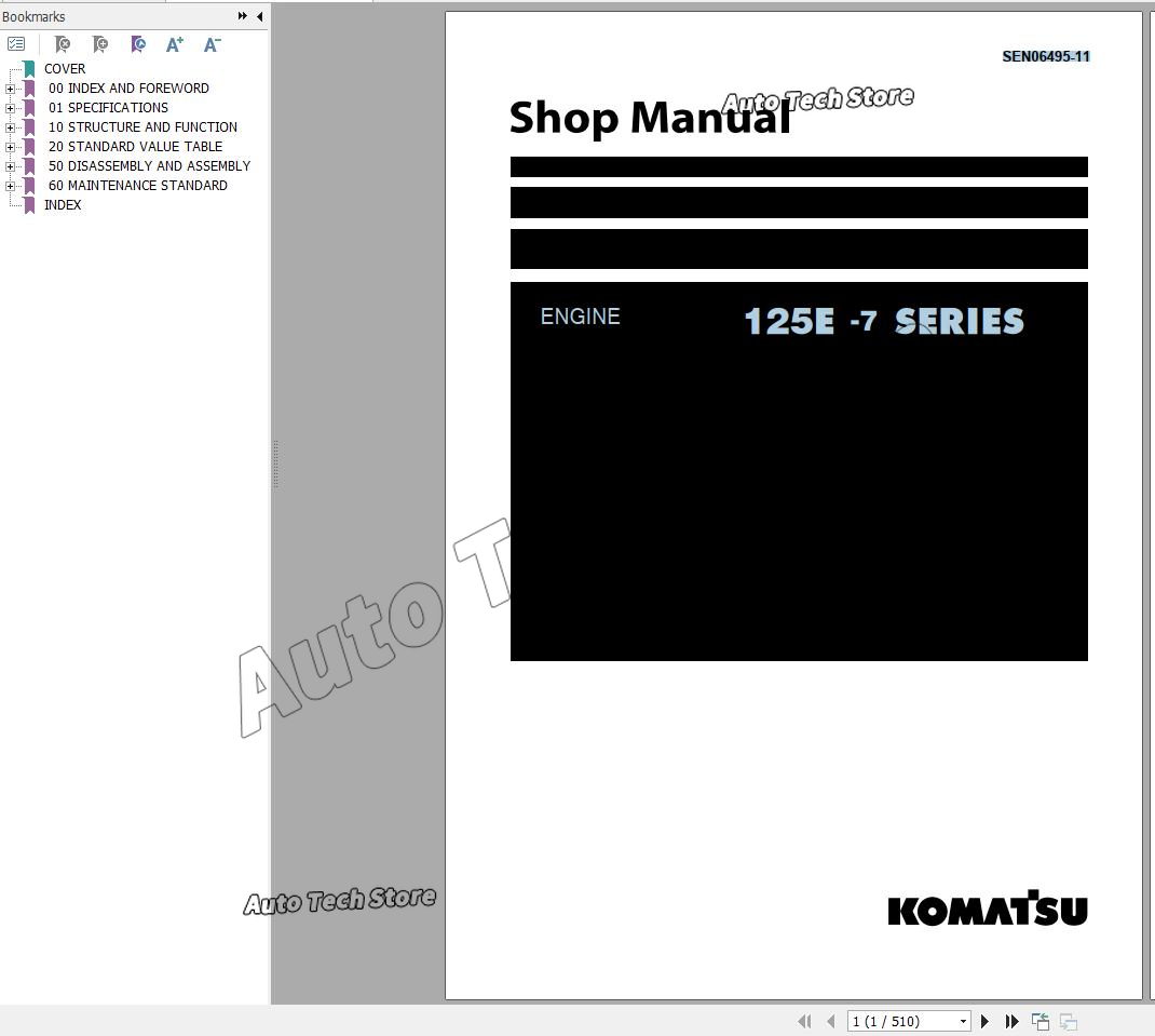 Workshop Tools Pdf - Komatsu Dizel Motor Atölyesi Kullanım Kılavuzu