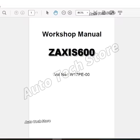 Workshop Tools Pdf - Hitachi için Tam Atölye Kılavuzu Seti