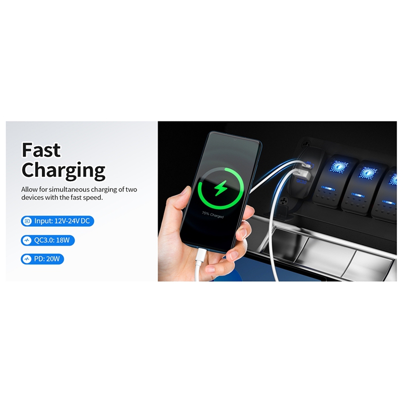 USB Rocker Anahtarı 12V Su Geç - Tools Qc incelemesi ve fiyatı