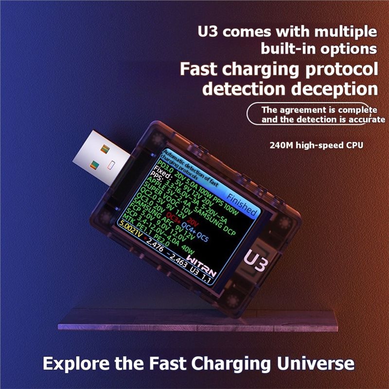 AB41-USB Test Cihazı U3 3.1 PD - Tools Qc incelemesi ve fiyatı