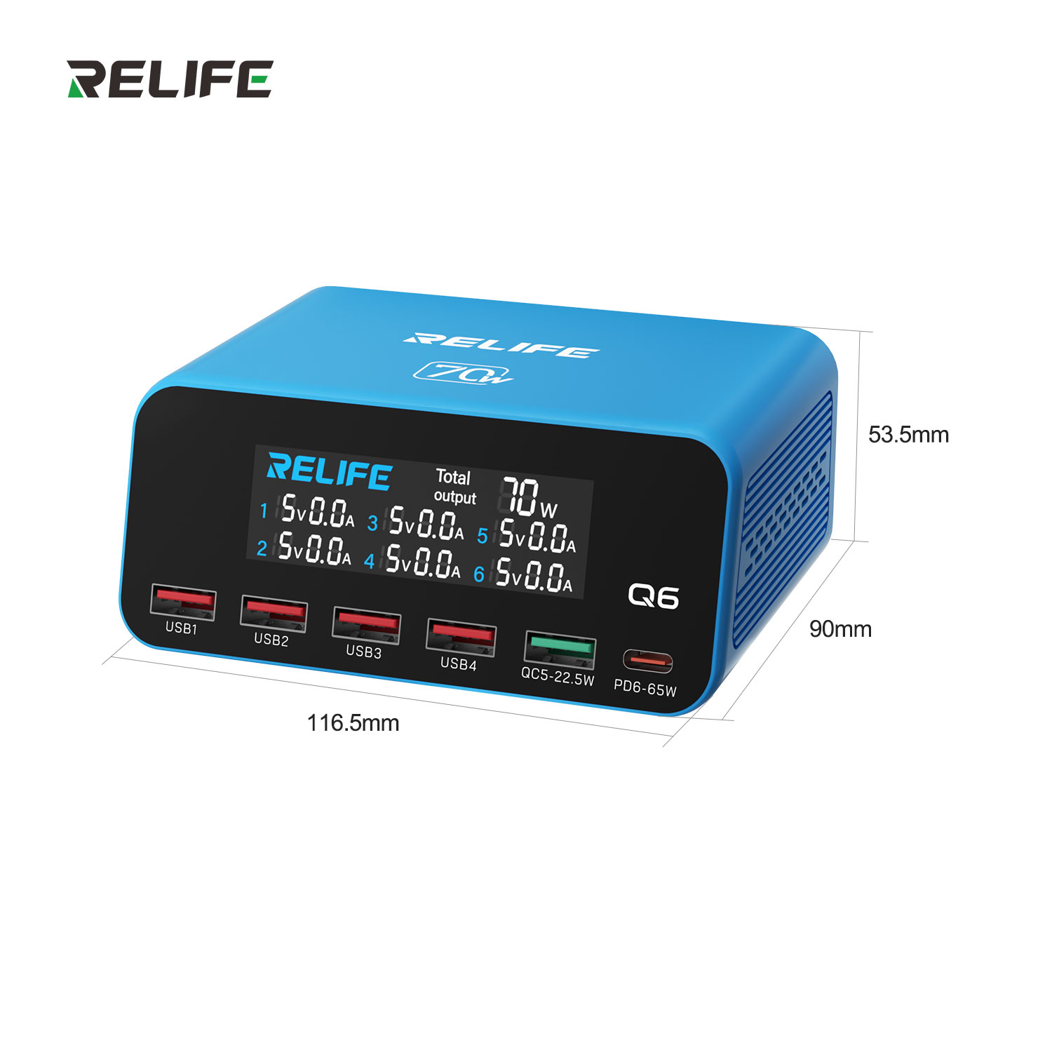 RELIFE Q6 70W PD QC Hızlı Şarj - Tools Qc incelemesi ve fiyatı